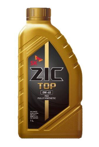 Моторное масло ZIC TOP 0W-40, 1л (ZIC: 132611)